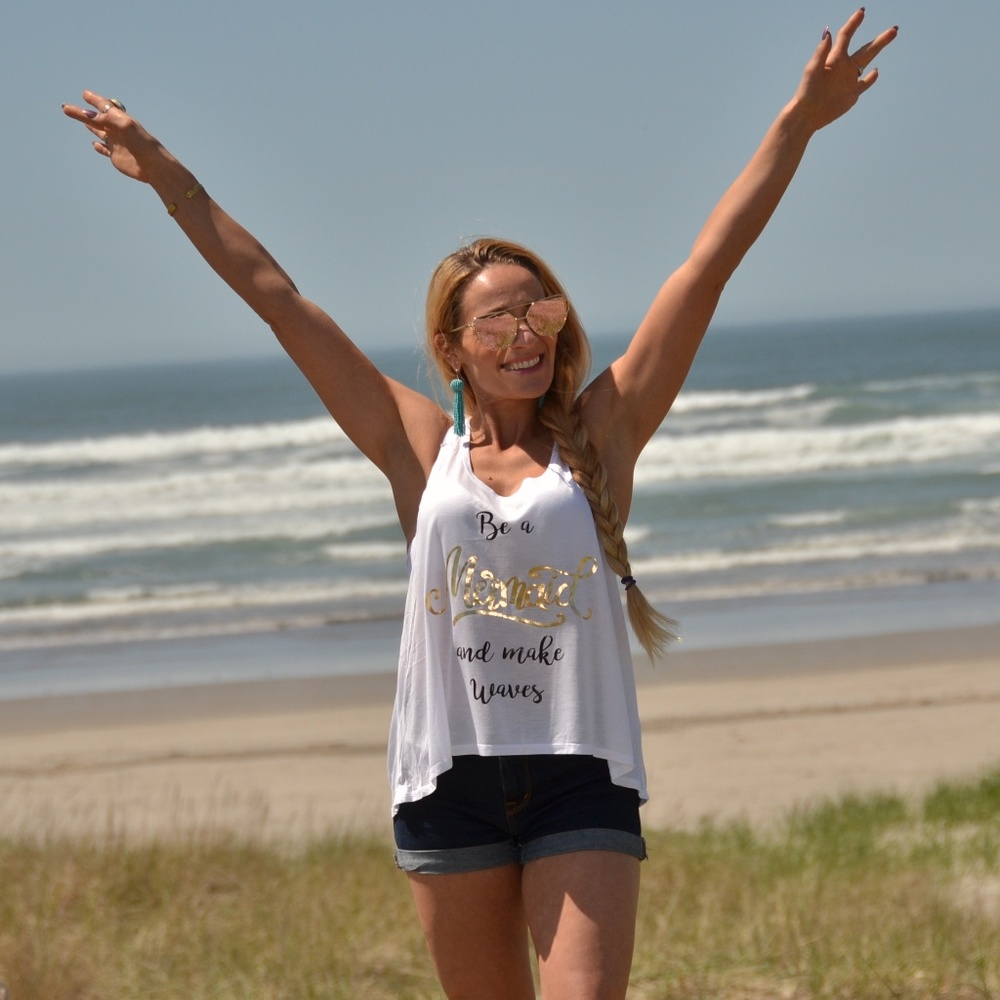 "BE A MERMAID' TANK TOP - Picture 2 of 4